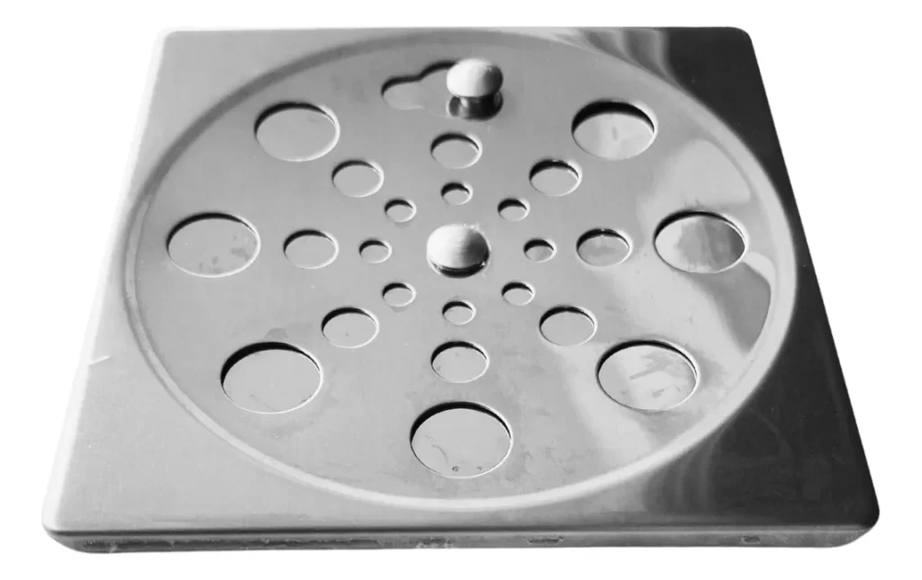 Ralo Grelha Tampa Inox Quadrado 10×10