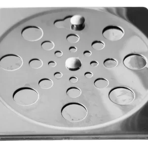 Ralo Grelha Tampa Inox Quadrado 10×10
