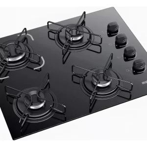 Cooktop 4 Bocas Preto 127V/220V