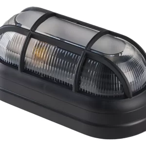 Luminária Arandela Tartaruga Externa Grade e-27 Preto
