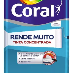 Tinta Acrilica Coral Rende Muito 16l Externa/interna
