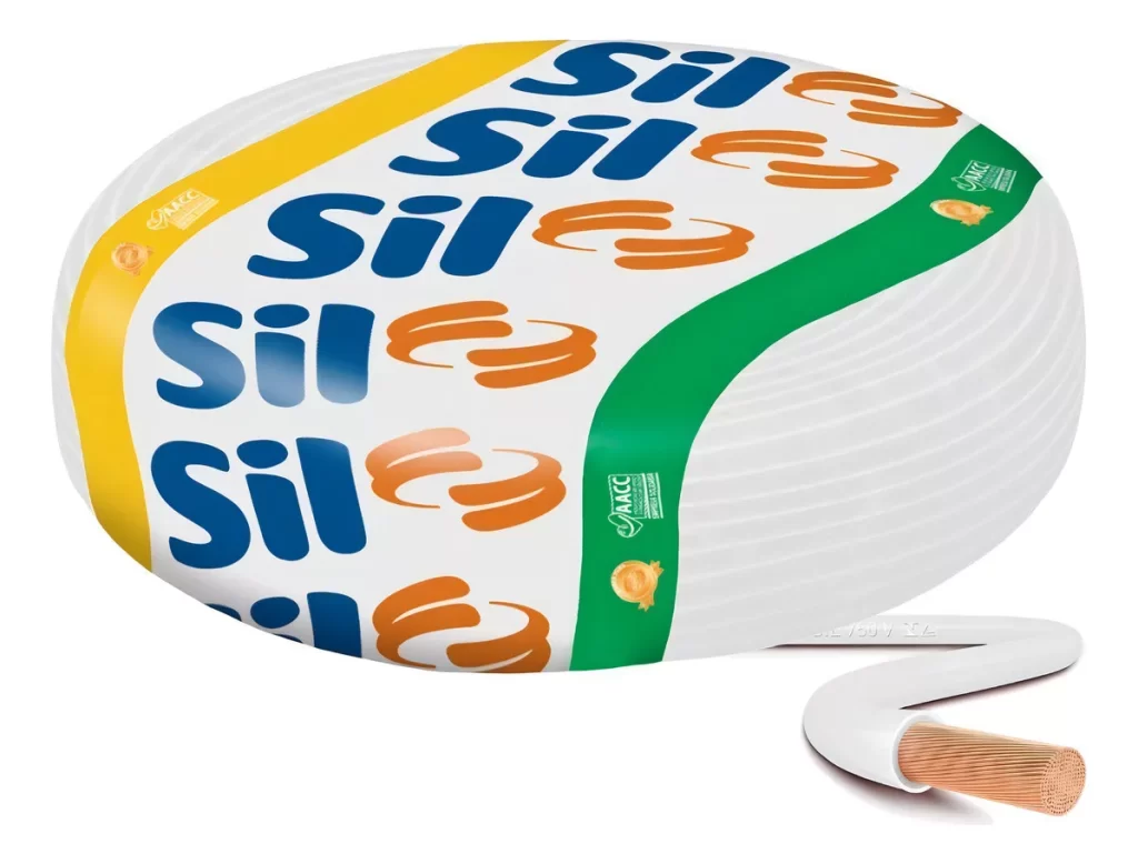 Cabo Flexivel 1,5mm Branco 100mts Sil