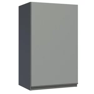Armário de Cozinha Aéreo 40 cm 1 Porta Cinza Nice