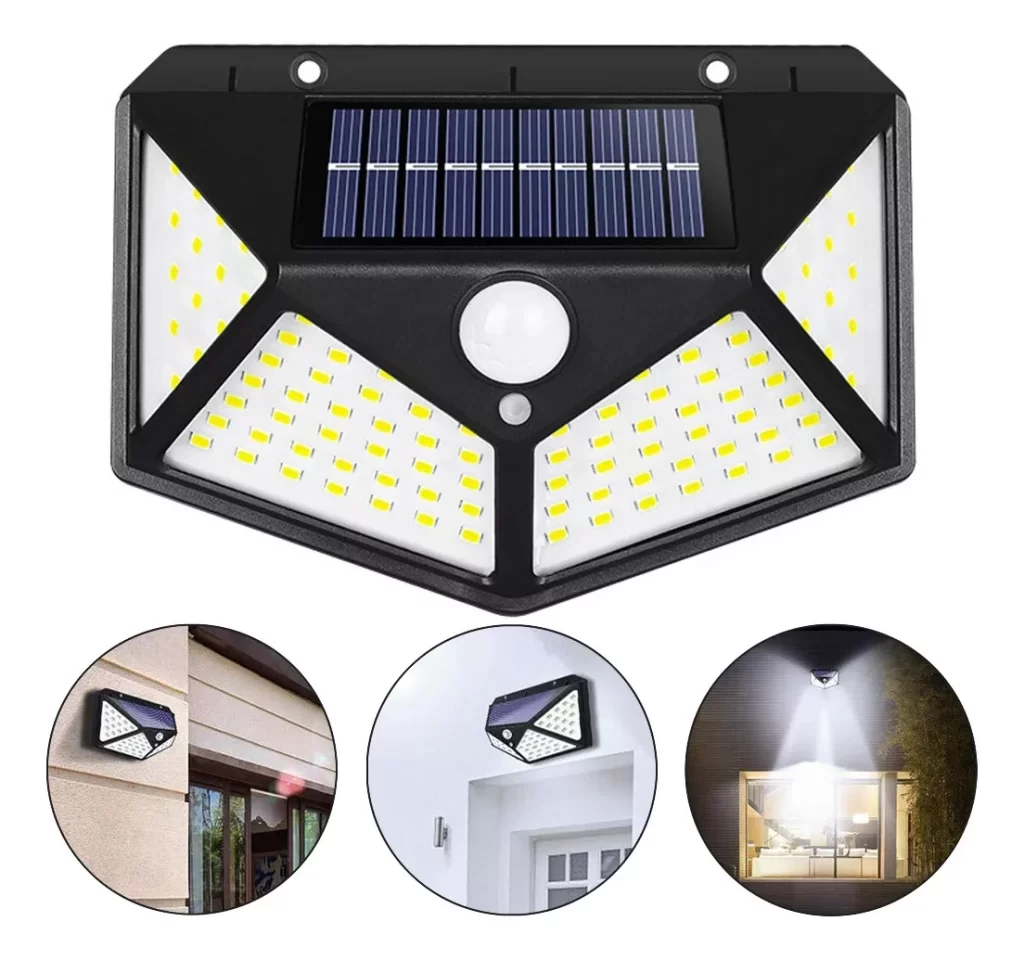 Kit 5 Luminárias Solar Jardim
