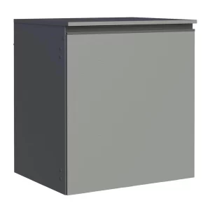 Balcão Armário de Cozinha 60 cm 1 Porta Suspenso Cinza Nice