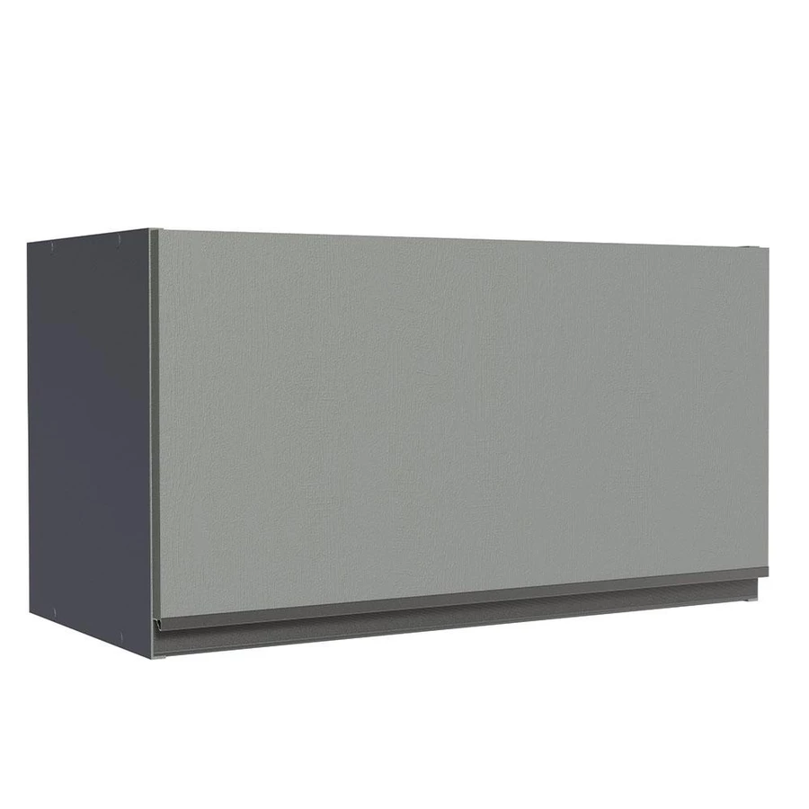 Armário de Cozinha Aéreo 60 cm 1 Porta Basculante Cinza Nice