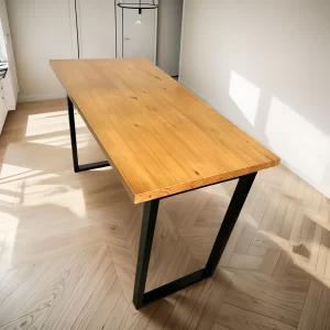 Mesa Jantar Tampo Madeira Maciça 115x60x78