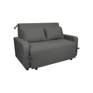 Sofá-cama Suede Cinza
