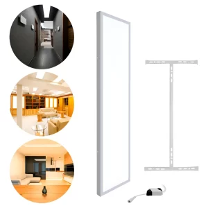 Painel Plafon Sobrepor Led 30x120cm 50w Retangular