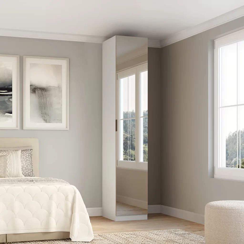 Guarda Roupa Modular 1 Porta Espelho 45cm MODULAR ALTEZZA TREND