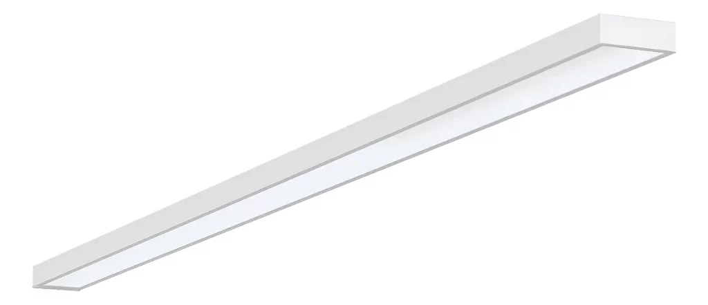 Painel Plafon Sobrepor Led 36w 120x10cm Retangular 3000K