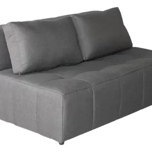 Sofá 2 Lugares Modular Soho Linho Cinza