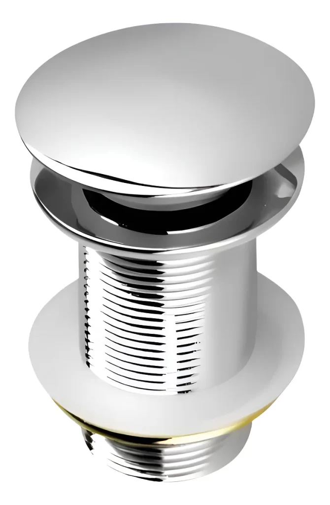 Válvula Click Up Inox Para Cuba Banheiro Cromado 7/8