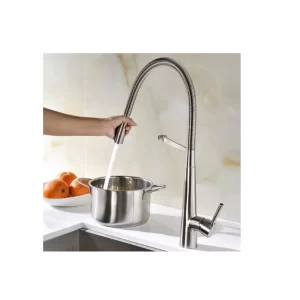 Torneira Monocomando Gourmet Cozinha Flexível Escovada