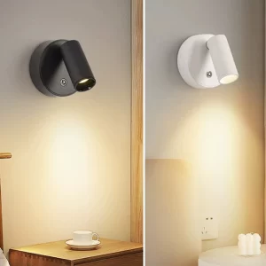 Luminária para quarto sem fio recarregável LED Leitura