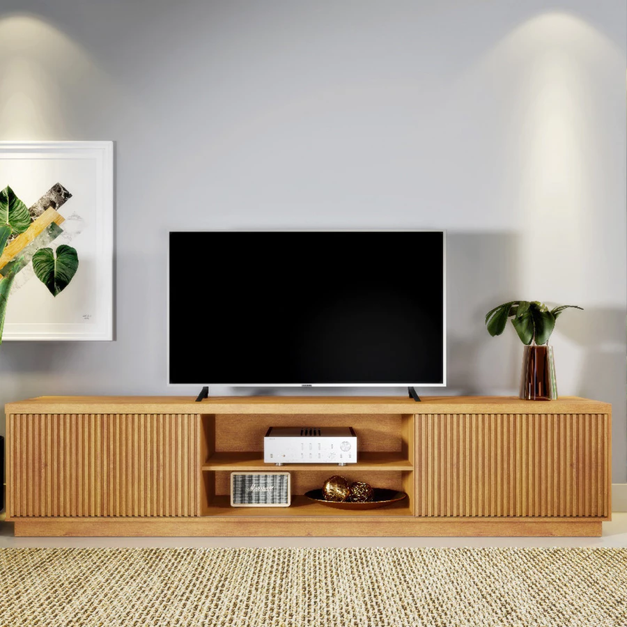 Rack Valencia 2 Portas para Tv de até 75 polegadas 100% MDF