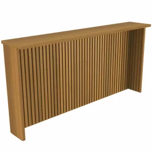Bancada para Cozinha 200cm – painel ripado