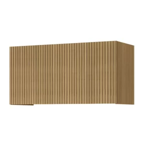 Armário Aéreo MODULAR Micro 1 Porta Basculante Nesher Rainha 70 Cm Ripado 100 Mdf