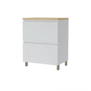 Balcão MODULAR 1 Porta Basculante 1 Gaveta Nesher Rainha 70cm 100 Mdf