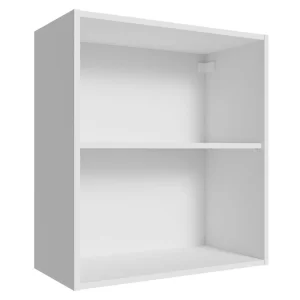 Armário Aéreo para Quarto 60 cm 2 Nichos Abertos Branco MODULAR NEO MADESA