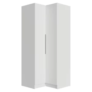 Guarda-Roupa Modulado de Canto 2 Portas Branco MODULAR NEO MADESA