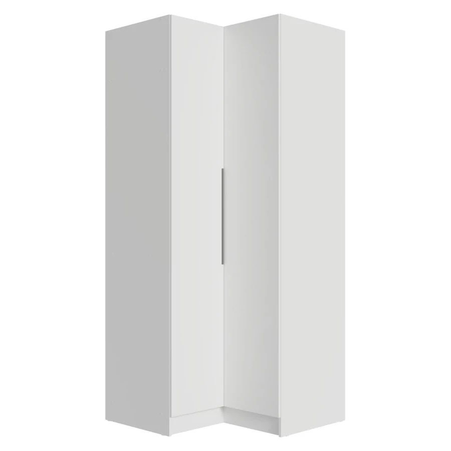 Guarda-Roupa Modulado de Canto 2 Portas Branco MODULAR NEO MADESA
