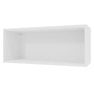 Armário Aéreo para Quarto 80 cm Nicho Aberto Branco MODULAR NEO MADESA