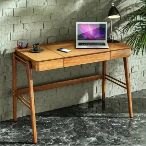 Escrivaninha Mesa Escritório 111cm Madeira Maciça