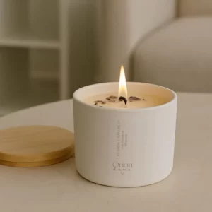 Vela Aromática Artesanal 100g – Vários Aromas e Cores – COLORS