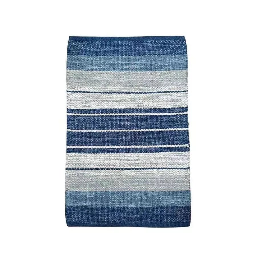 Tapete Passadeira Kilim Azul
