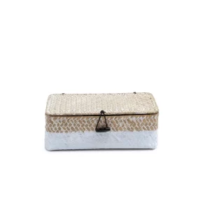 Caixa Organizadora de fibra natural 24cm
