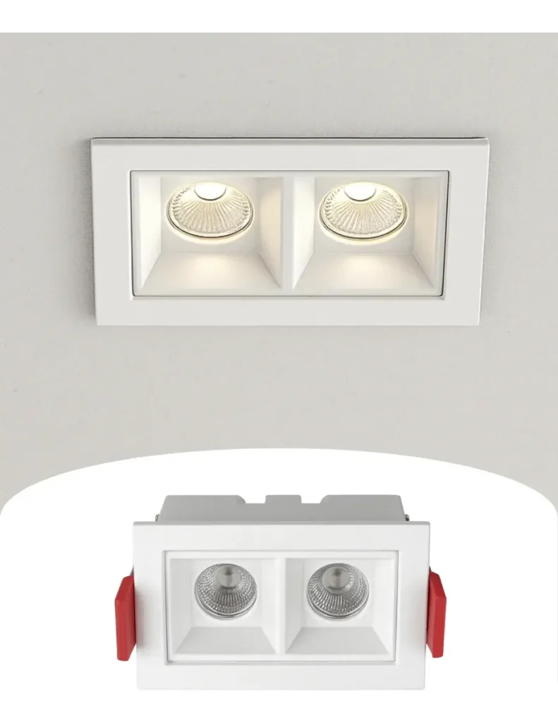 Spot Embutir Picco 2 Pontas 4w 2700k